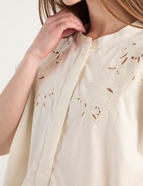 Blusa Week By Weekend manga corta para mujer