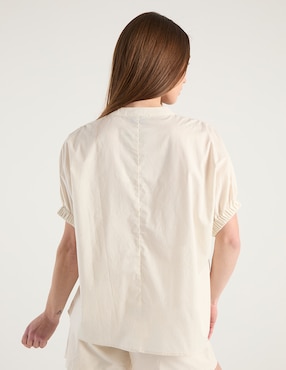 Blusa Week By Weekend manga corta para mujer
