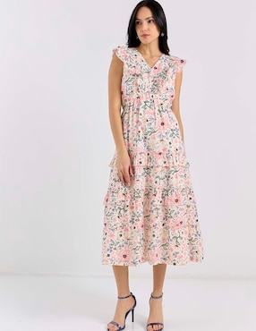Vestido midi casual Week by Weekend para mujer