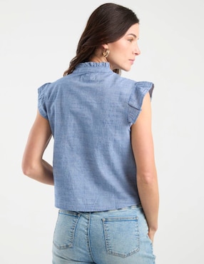 Blusa Week By Weekend manga corta para mujer