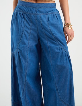 Jeans relaxed acampanado Week By Weekend para mujer