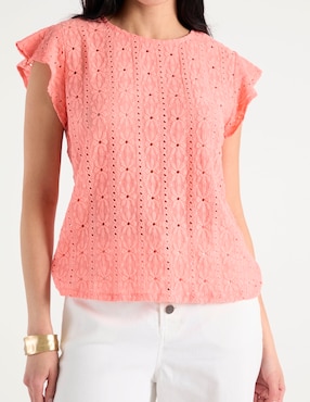 Blusa Week By Weekend manga corta para mujer