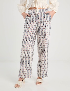 Pantalón Week by Weekend straight para mujer