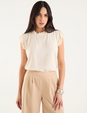 Blusa Weekend manga corta para mujer