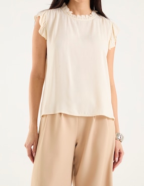 Blusa Weekend manga corta para mujer