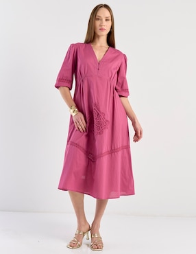 Vestido midi casual Week by Weekend para mujer