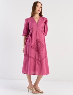 Vestido midi casual Week by Weekend para mujer