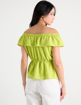 Blusa Week By Weekend manga corta para mujer