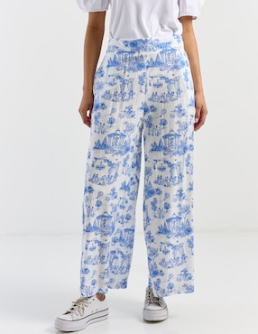 Pantalón relaxed Netflix wide leg para mujer