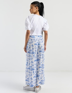 Pantalón relaxed Netflix wide leg para mujer