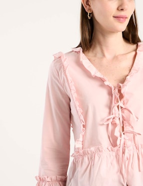 Blusa Week By Weekend manga larga para mujer