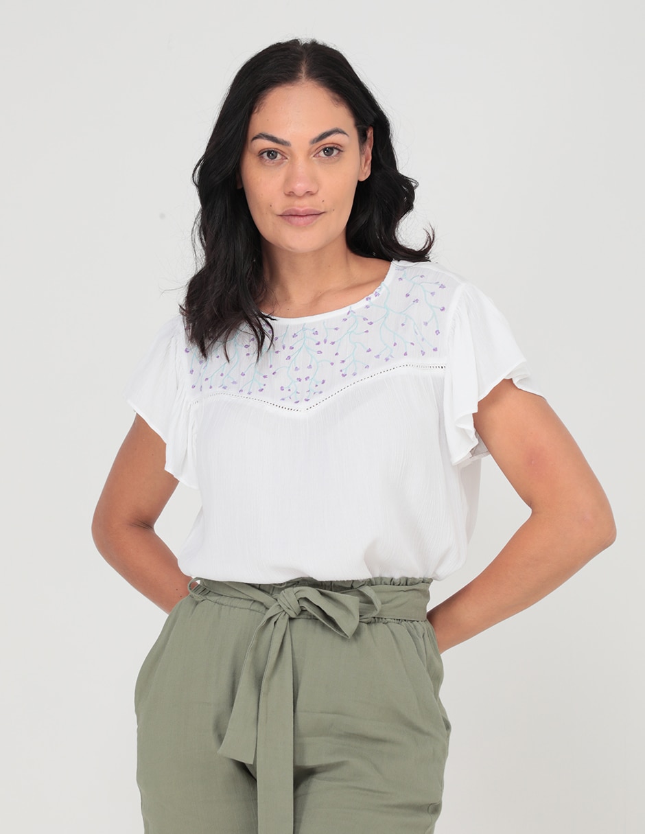 Blusa Weekend manga larga para mujer