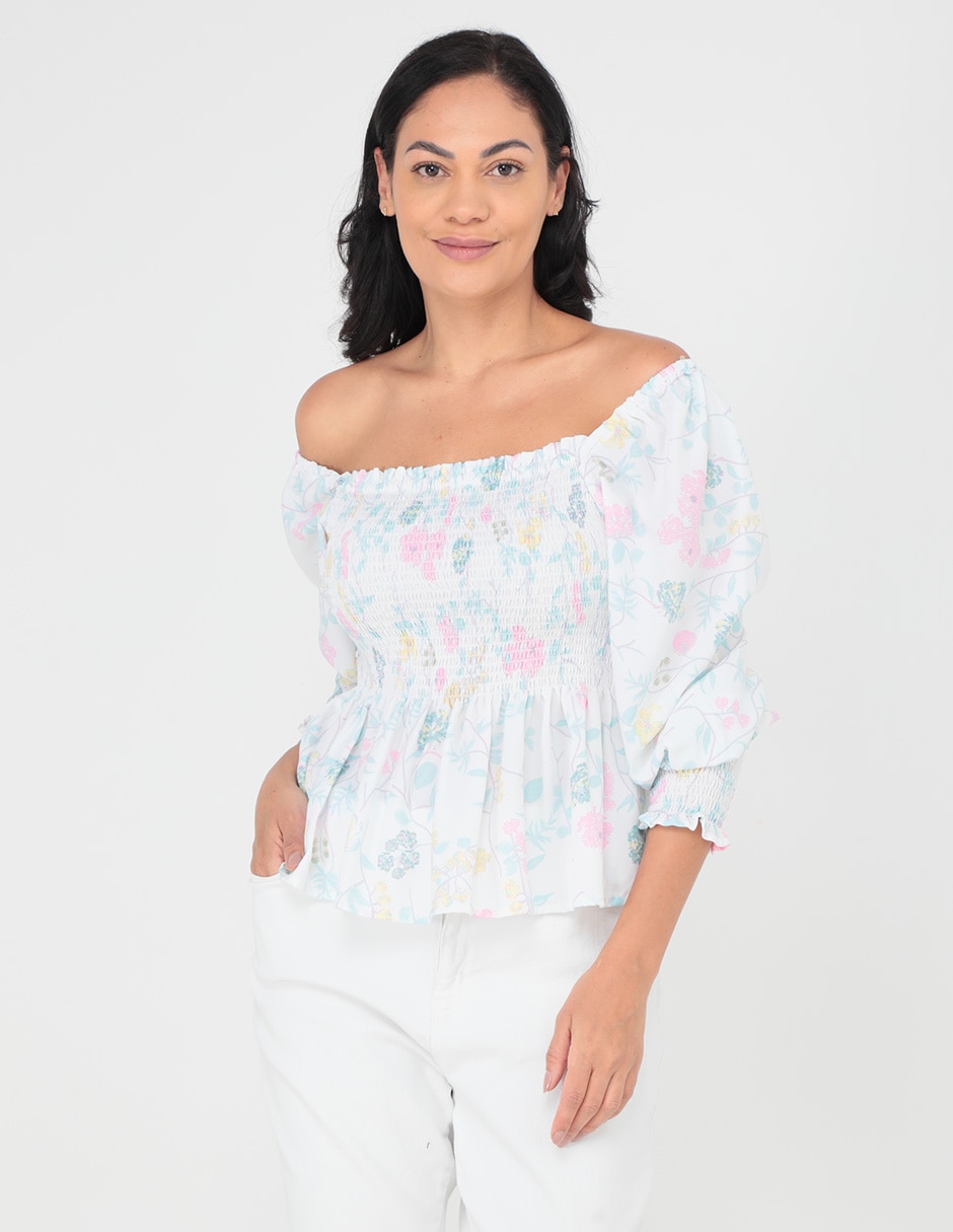 Blusa Weekend manga larga para mujer