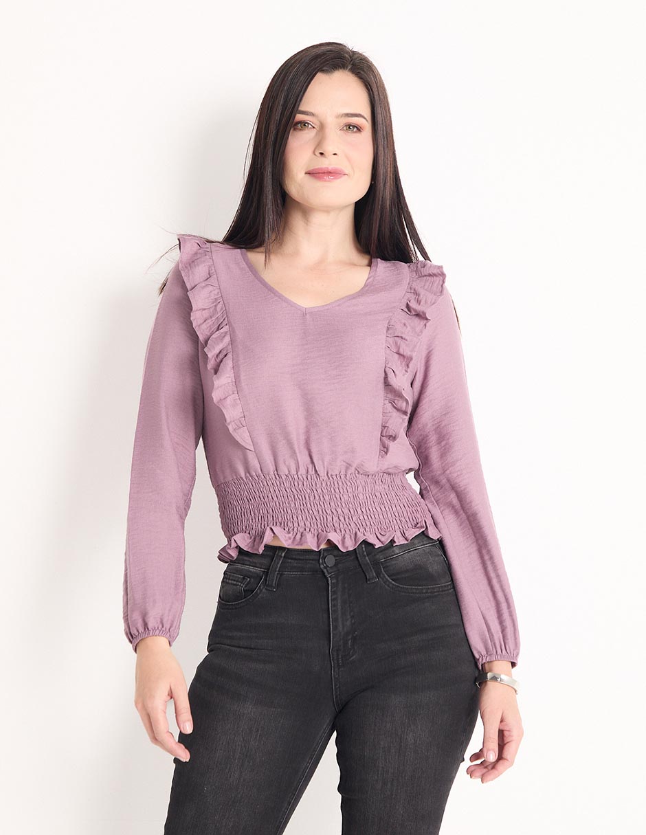 Blusas Suburbia Shorts Dama Blusas Manga Larga Suburbia Suburbia