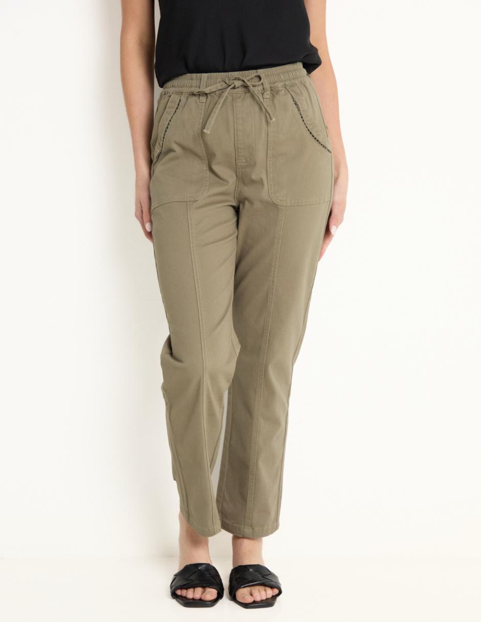Pantalón slim para mujer