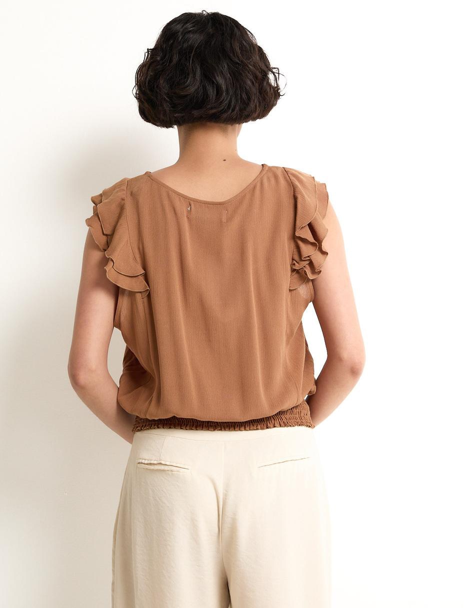 BLUSA WKCL25509-P02 WEEK, EG, CAMELLO