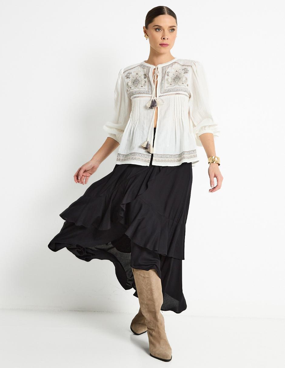 Ensamble cuello redondo para mujer 3