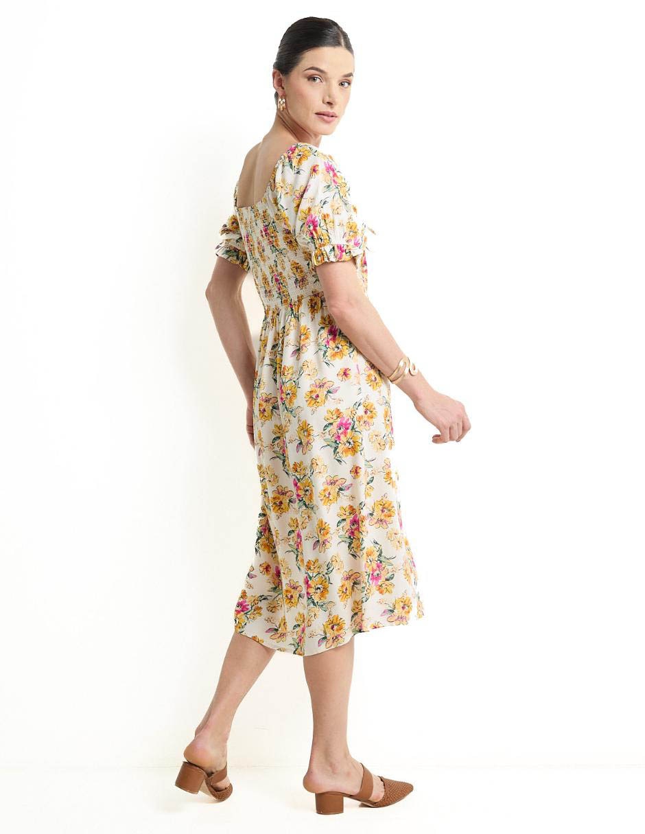 Vestido midi casual para mujer