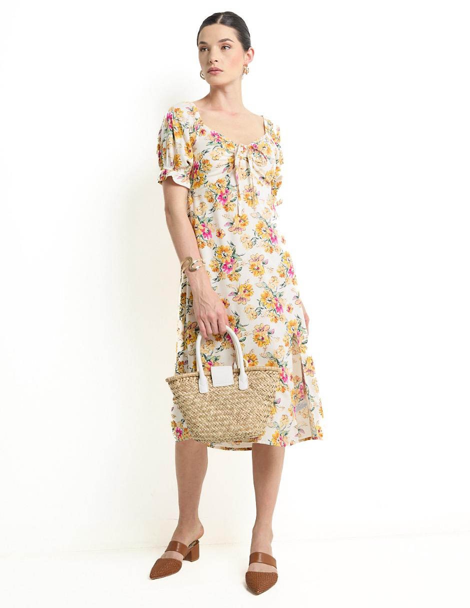 Vestido midi casual para mujer
