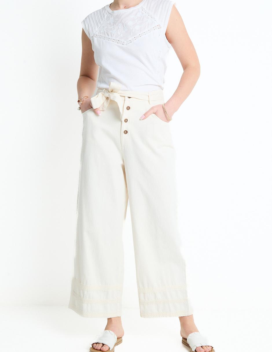 Pantalón Week by weekend amplio para mujer
