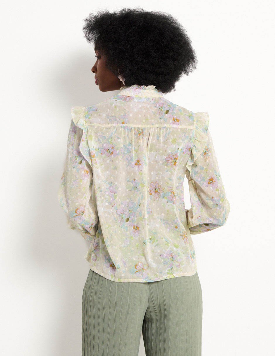 Blusa manga larga para mujer 2