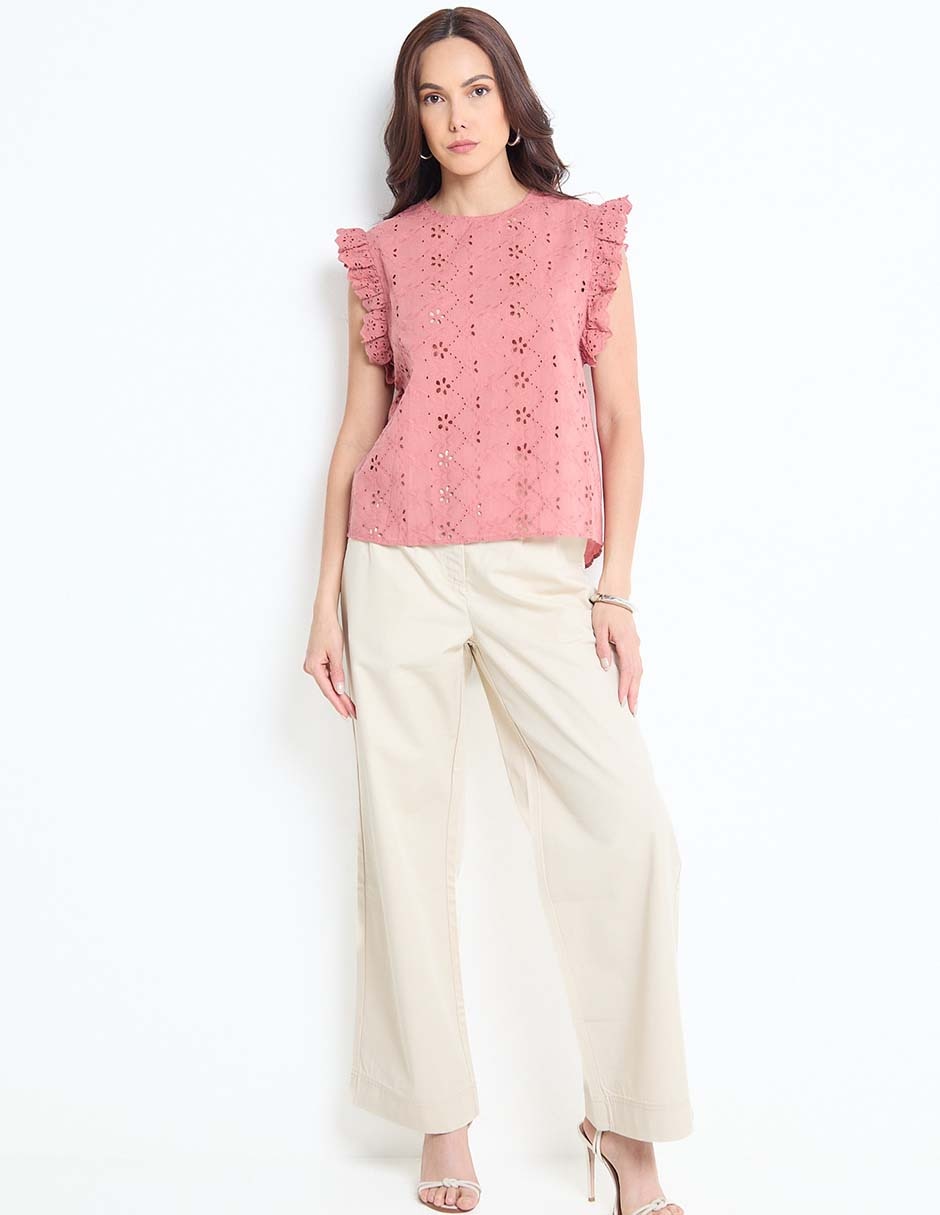 Blusa manga corta para mujer 3