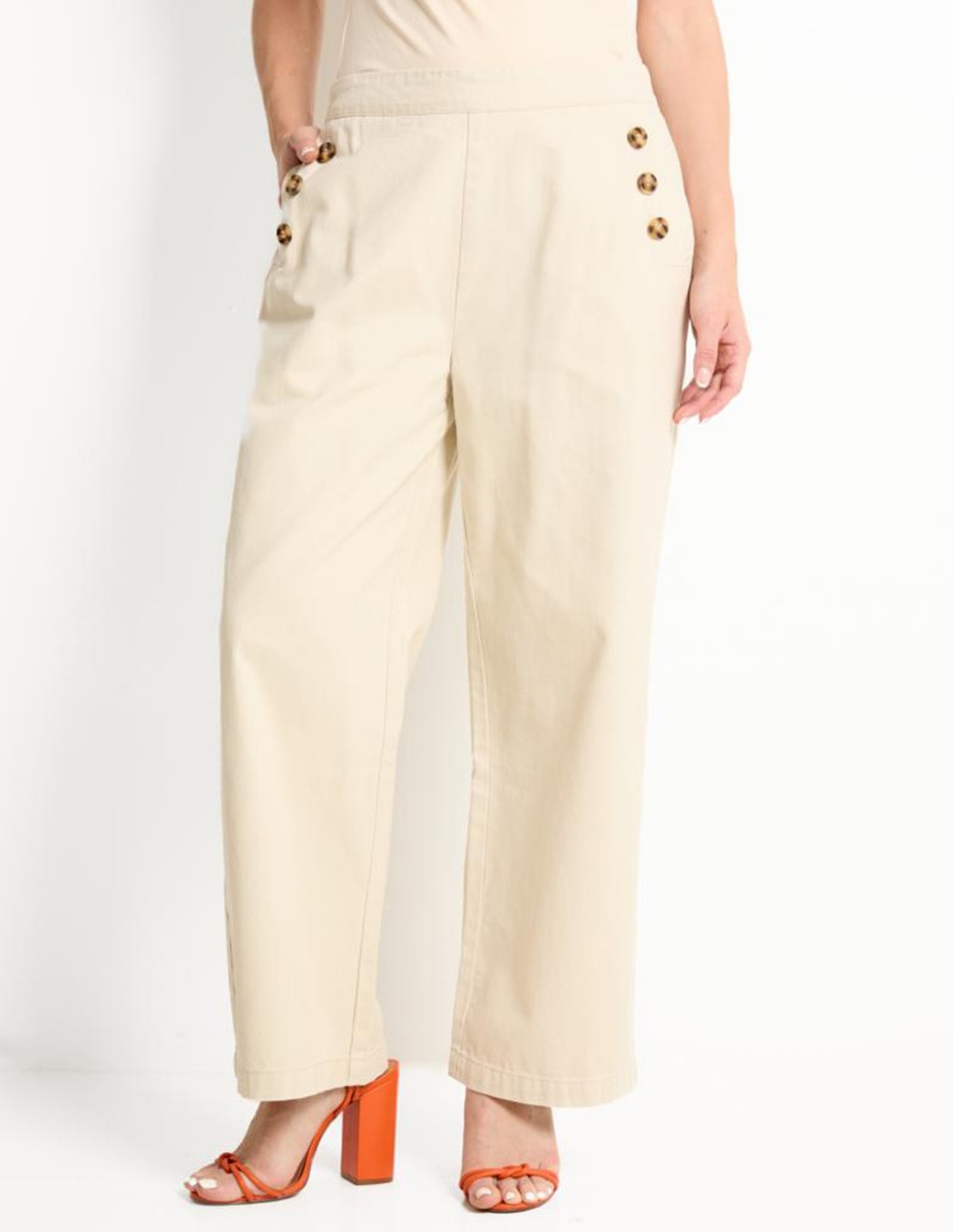 Pantalón relaxed straight para mujer