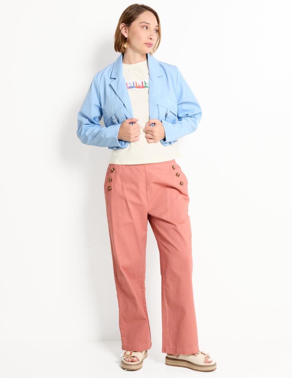 Pantalón relaxed straight para mujer 3