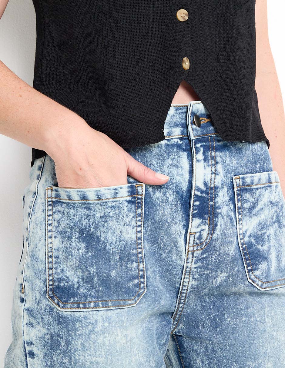 Jeans straight para mujer 4