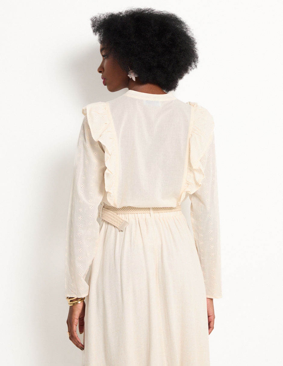Blusa manga larga para mujer 2