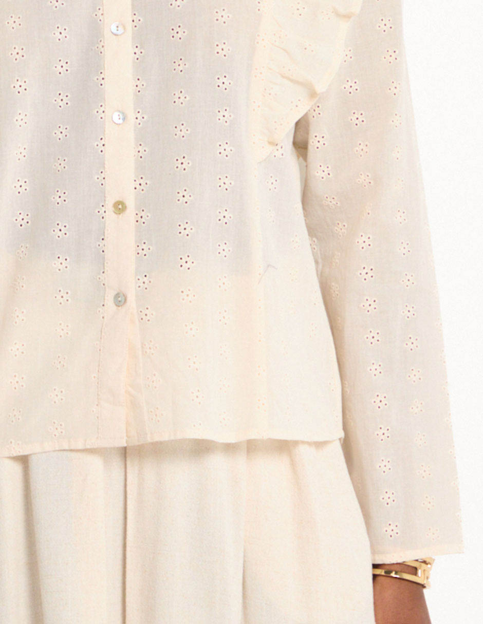 Blusa manga larga para mujer 5