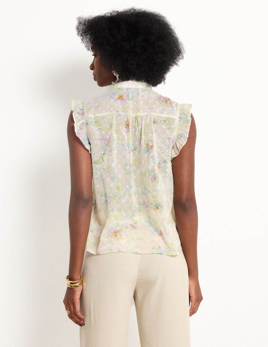 Blusa manga corta para mujer 2