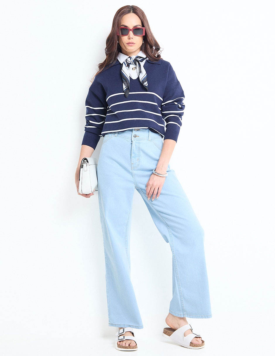 Jeans amplio para mujer 3