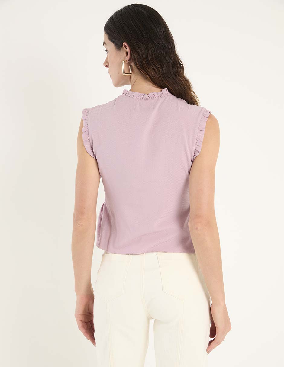 BLUSA WKCL25026-07 WEEK BY, CH, MAUVE