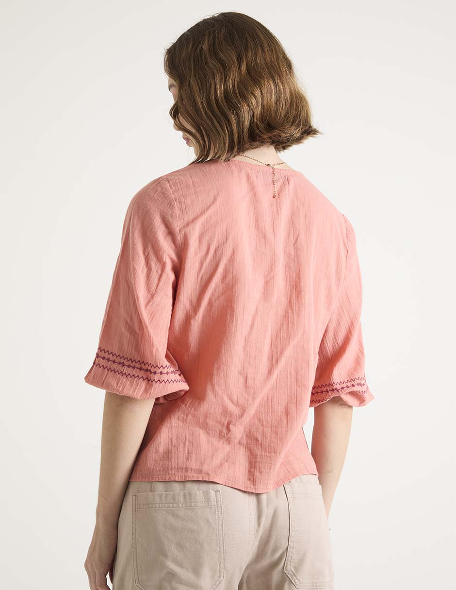 Blusa manga al codo para mujer 2