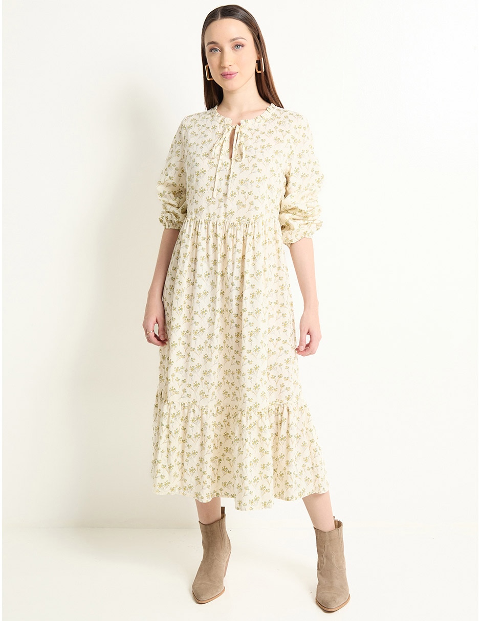 Vestido midi casual para mujer Vestido midi casual para mujer