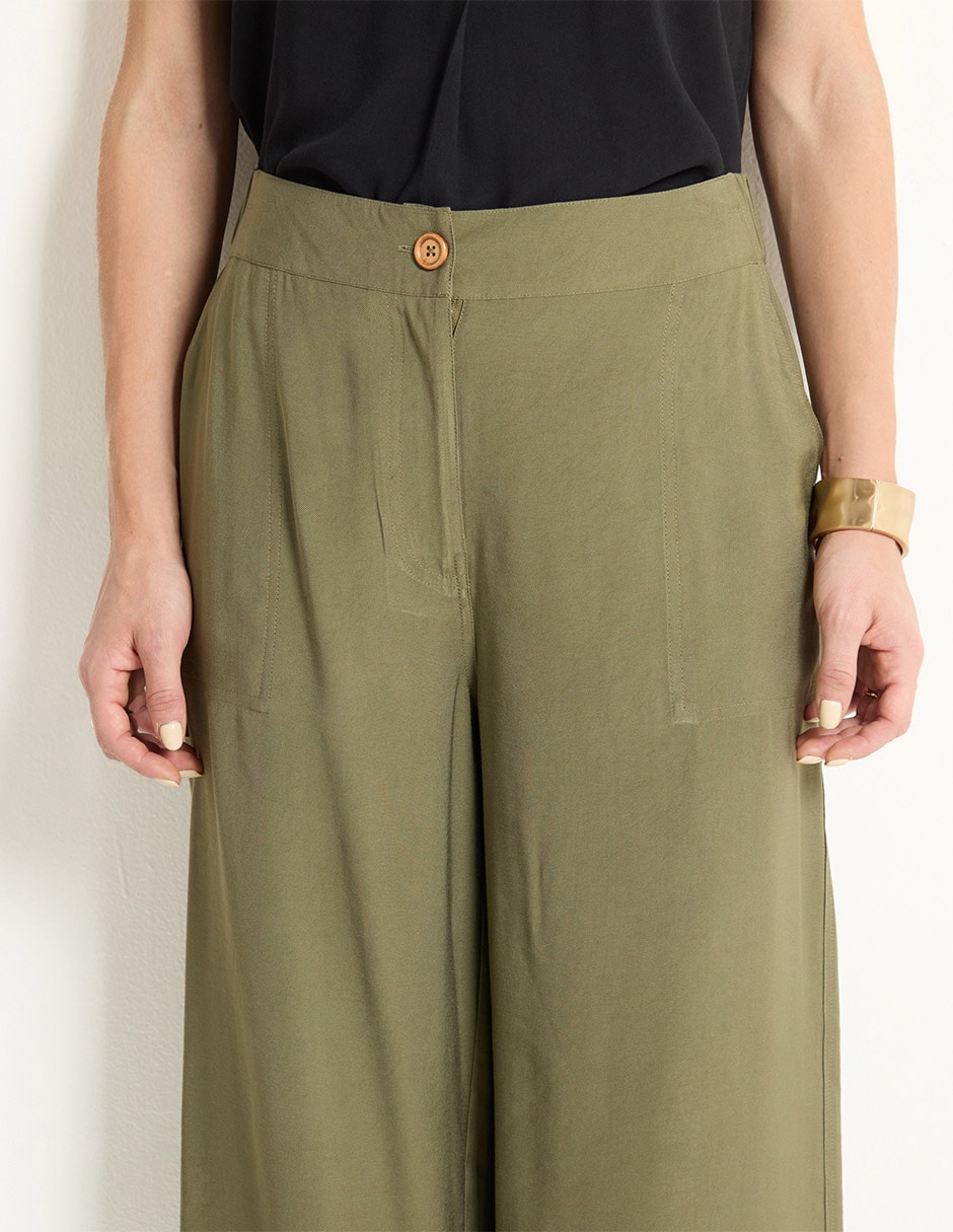 Pantalón relaxed amplio para mujer 4