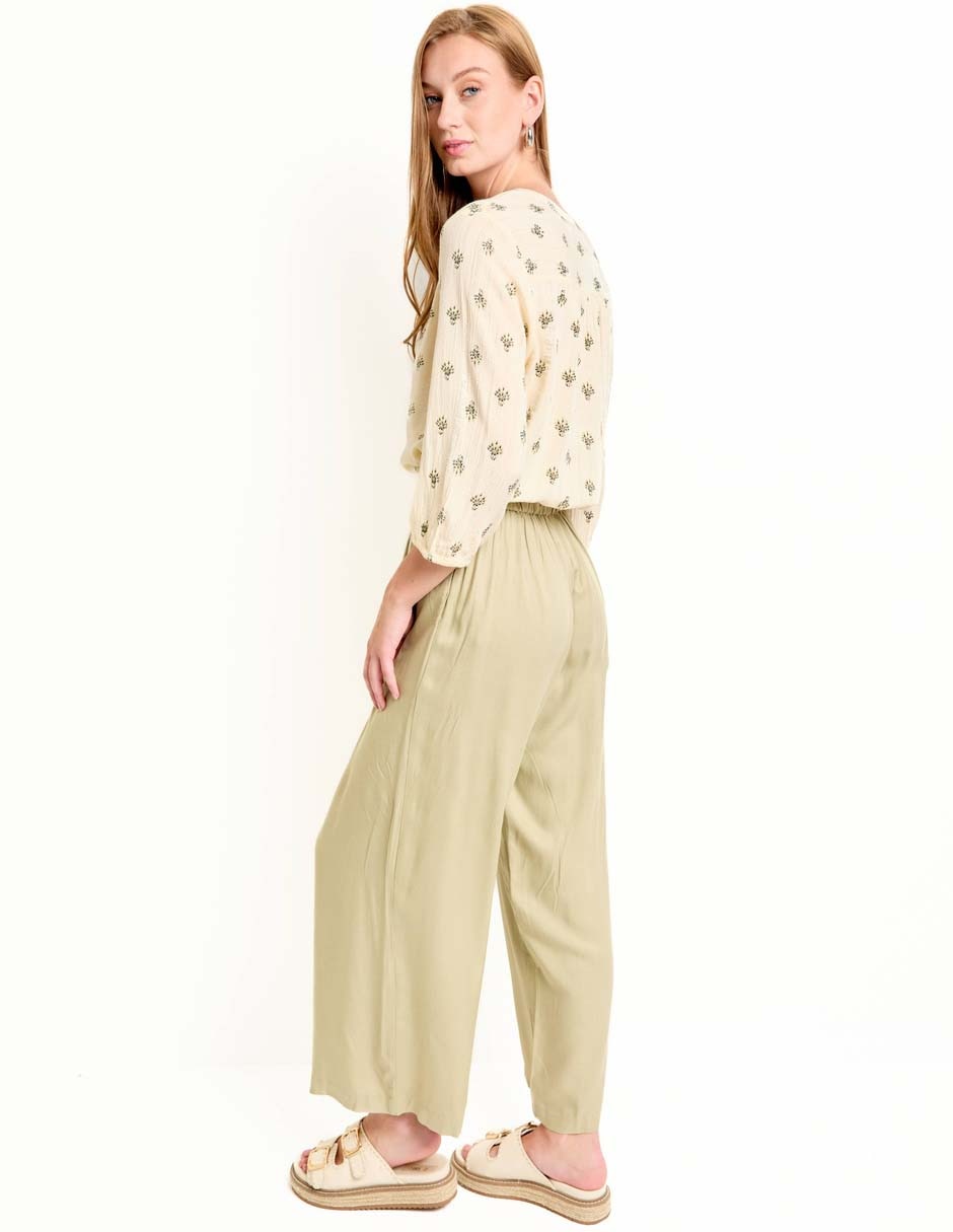 Pantalón relaxed amplio para mujer 2