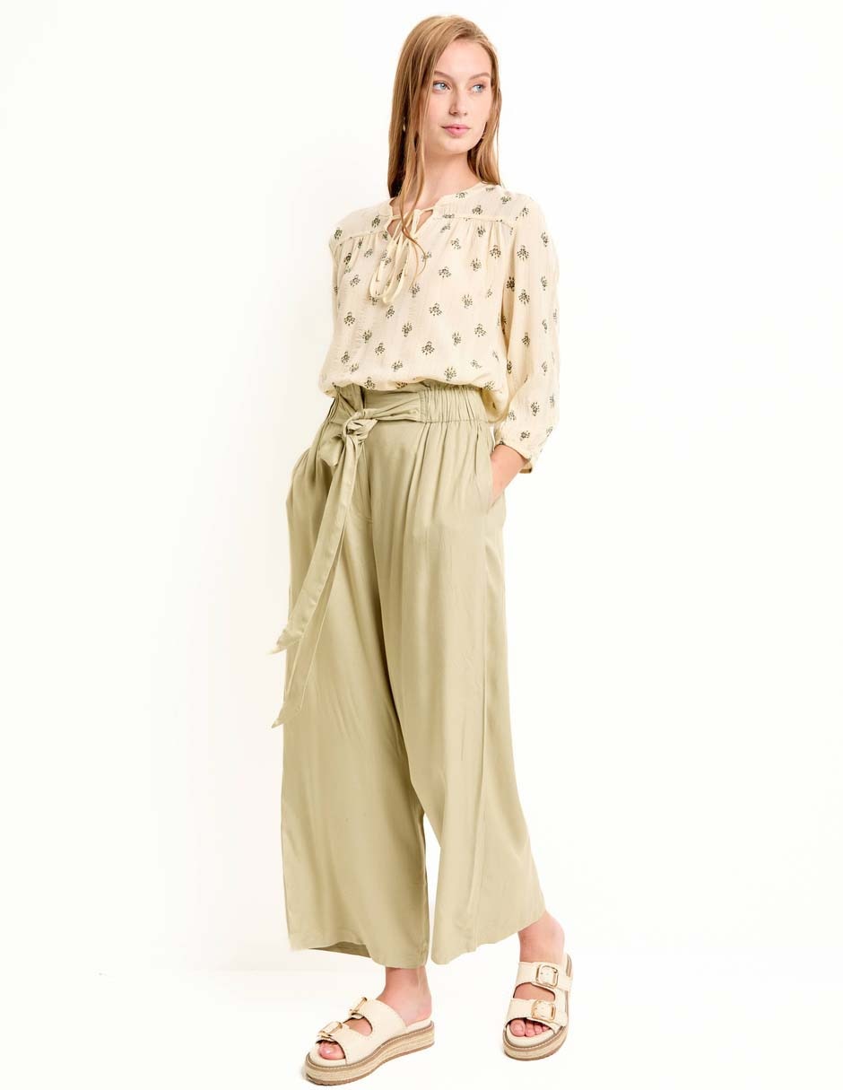 Pantalón relaxed amplio para mujer 3