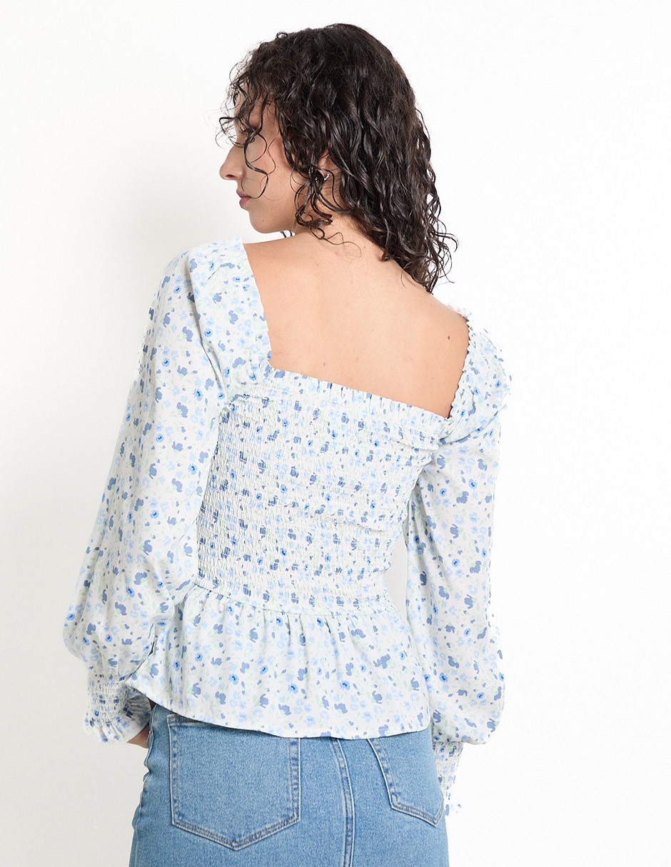 Blusa manga larga para mujer 2
