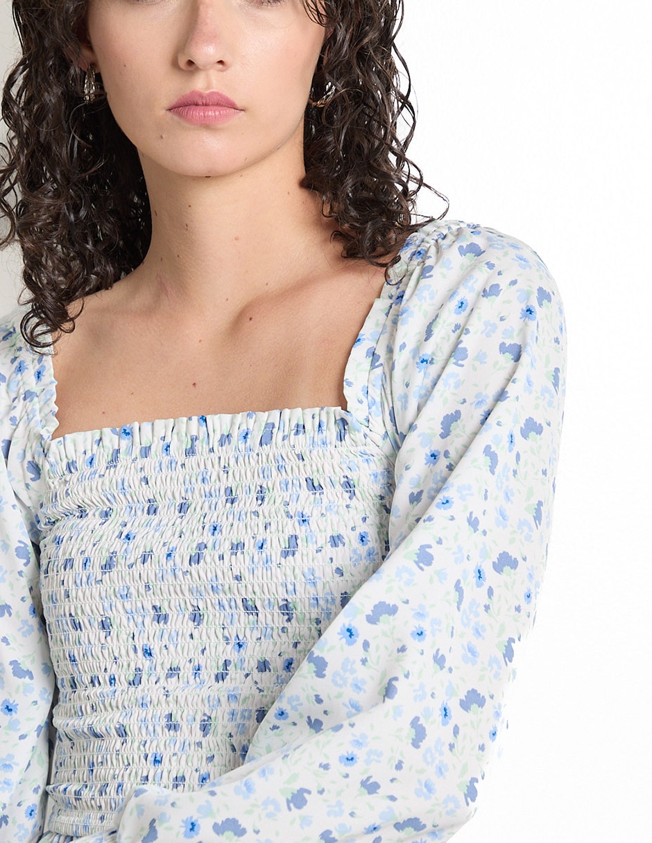 Blusa manga larga para mujer 4