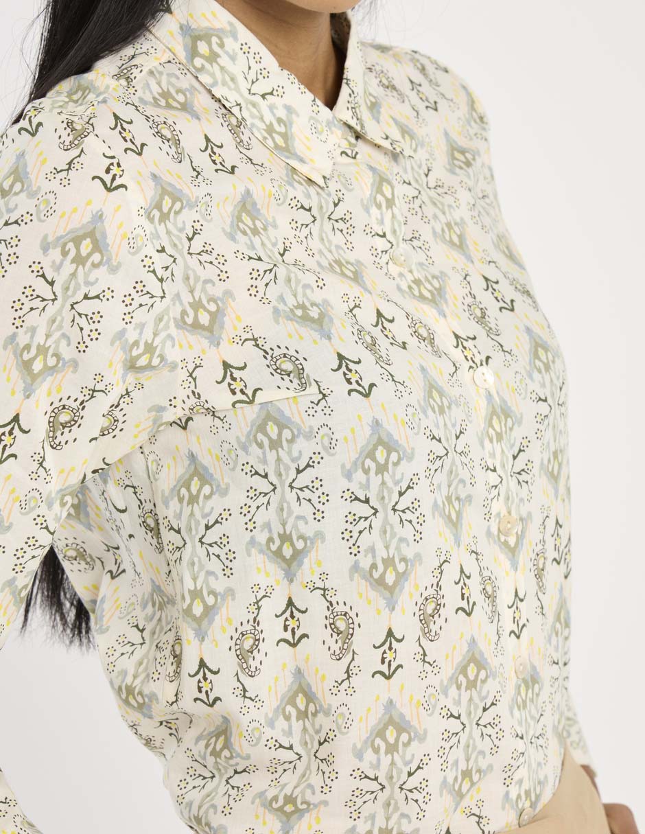 Blusa manga larga para mujer 4