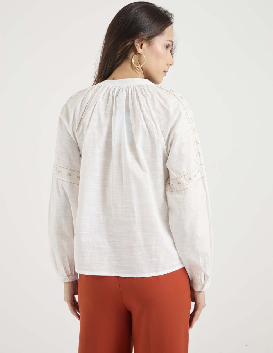Blusa manga larga para mujer 2
