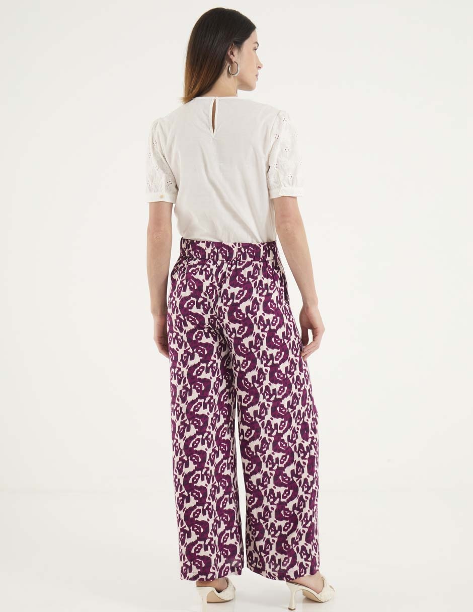 Pantalón relaxed amplio para mujer 2