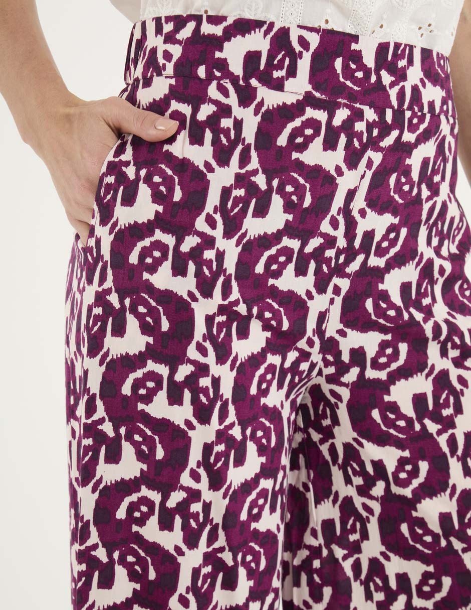 Pantalón relaxed amplio para mujer 4