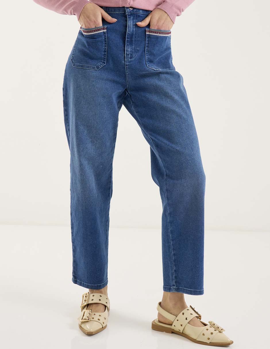 Jeans relaxed straight para mujer Jeans relaxed straight para mujer