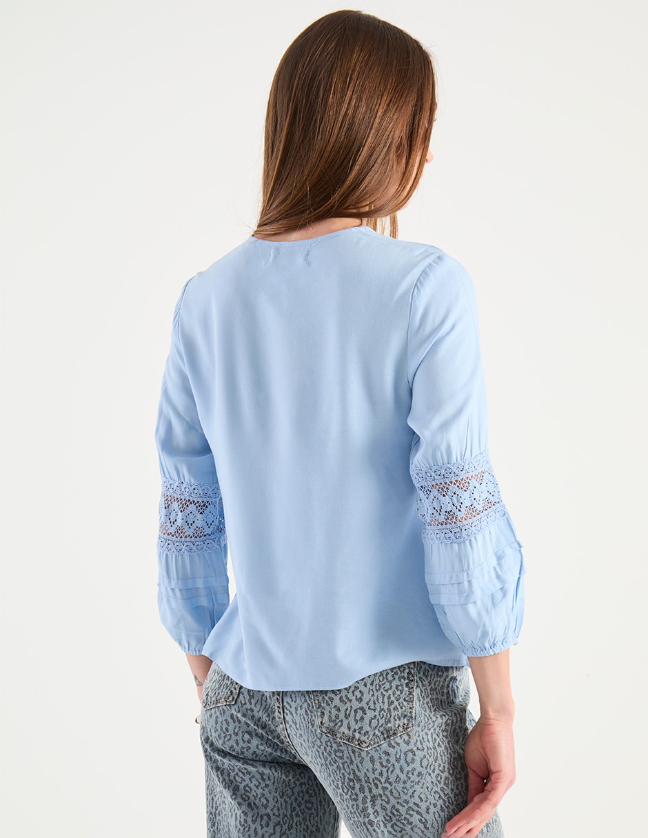 Blusa manga larga para mujer 2
