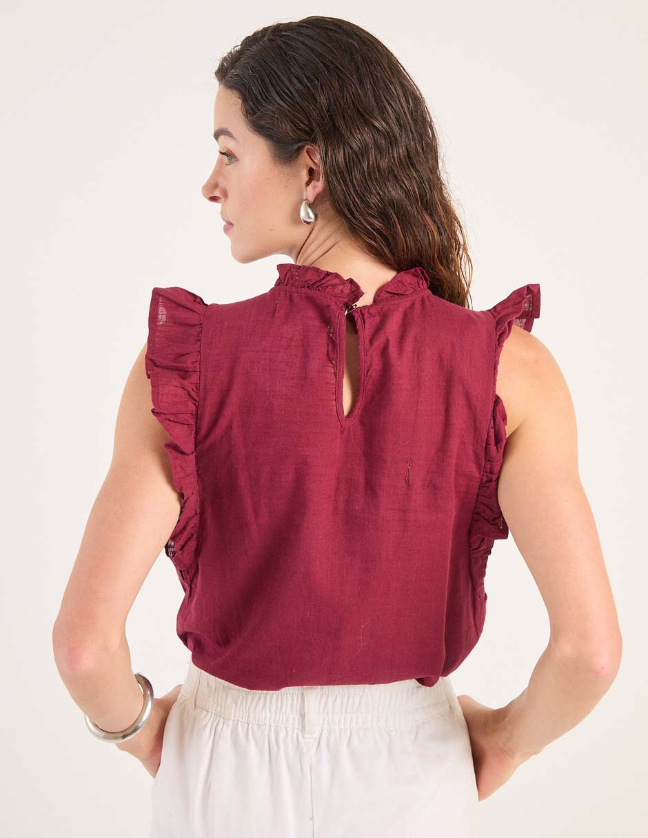 Blusa manga corta para mujer 2
