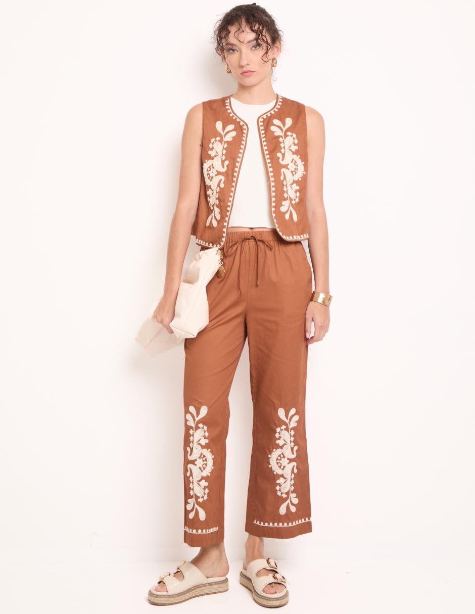 Pantalón capri straight para mujer 3
