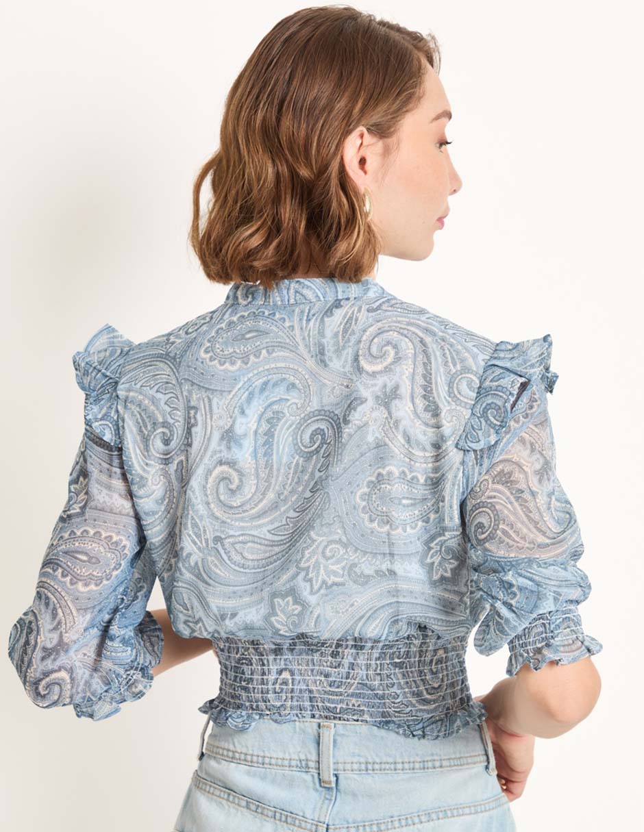 Blusa manga 3/4 para mujer 2